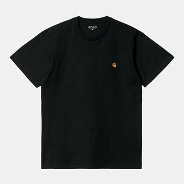 Carhartt WIP T-shirt Chase s/s Black / Gold